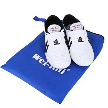 Imagem de Tênis unissex Taekwondo, sapatos esportivos para artes marciais, boxe karatê artes marciais taichi sapatos leves para crianças, mulheres, homens, adultos com uma bolsa de armazenamento