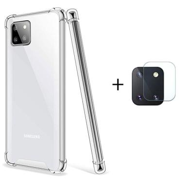 Imagem de Capinha Antiqueda Galaxy Note 10 Lite + Película Câmera Lente