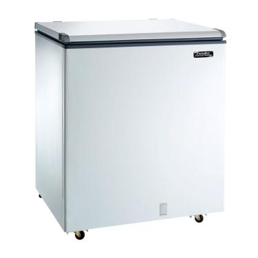 Imagem de Freezer e Refrigerador Horizontal Esmaltec (Dupla Ação) 1 Tampa 230 Litros ECH250