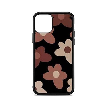 Imagem de Capa de telefone flores para iphone 12 mini 11 pro xs max x xr 6 7 8 plus se20 silicone tpu de alta qualidade e capa de plástico rígido, a1, para iphone 13