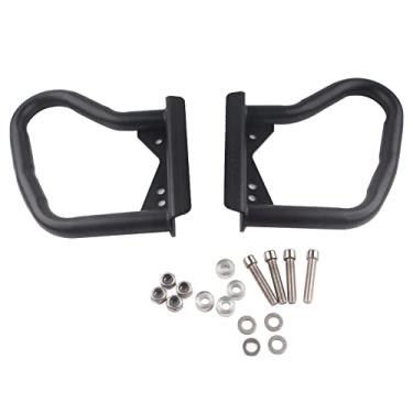 Imagem de FINMOKAL Protetor De Colisão Frontal Preto Do Motor Para Moto Guzzi V7 Stone/Special V9