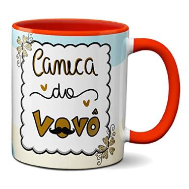Imagem de Caneca Do Vovô Feliz Dia Dos Avôs Presente Criativo (Vermelha)