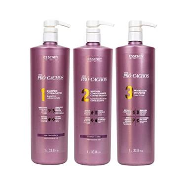 Imagem de Kit Série Pró-cachos Shampoo, Máscara e Modelador 1000ml