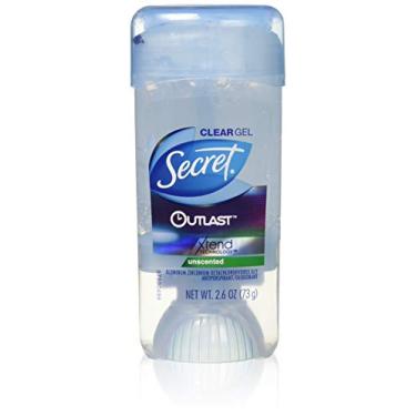 Imagem de Secret Desodorante antitranspirante Outlast Xtend, gel transparente, sem perfume, 73 g (pacote com 2)