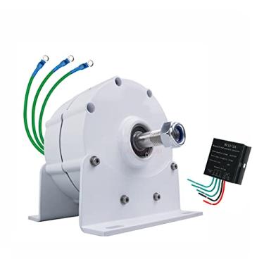 Imagem de Gerador elétrico sem engrenagem de 3 fases do motor elétrico do ímã permanente 220V 12V 24V 48V gerador elétrico de 5000W trifásico para a turbina eólica da água,12v