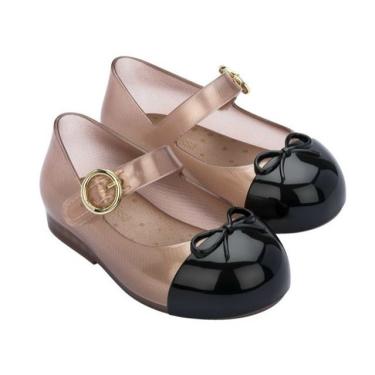 Imagem de Sandália Mini Melissa Sweet Love Cap Toe bb Rosa Transparente