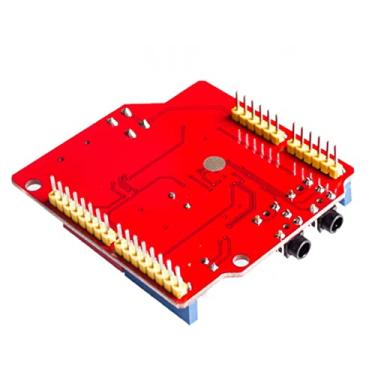 Imagem de MOOKEENONE 1 Módulo de placa de desenvolvimento de decodificação de gravação VS1053 VS1053B Áudio estéreo MP3 Player com slot para cartão TF para Arduino