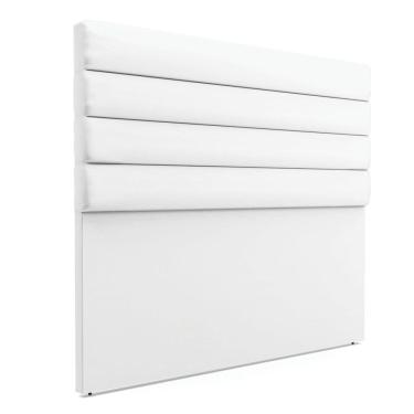 Imagem de Cabeceira Para Cama Box Queen 160 Cm Corino Branco