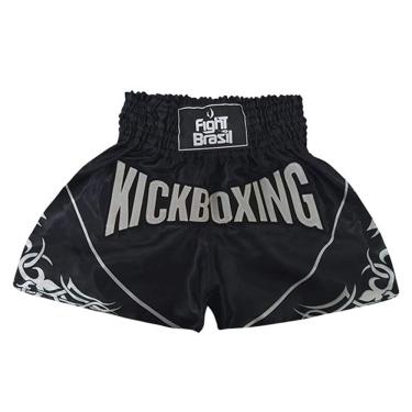 Imagem de Short Calção Kick Boxing - Pre/Bra - GG