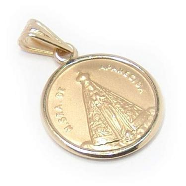 Imagem de Medalha redonda - N.Sra.Aparecida - 2MEO0218