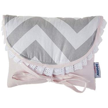 Imagem de Biramar Baby Bolsa Termica Estampa Brooklyn Chevron Cinza/Rosa Rosa