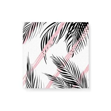 Imagem de Arte Maníacos Quadro Decorativo em Tela Canvas Palmeiras Escandinavas - 50x50cm