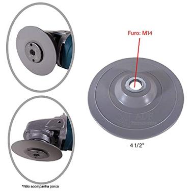Imagem de Disco de Borracha Rígido 4.1/2" Cinza M223 Milkit