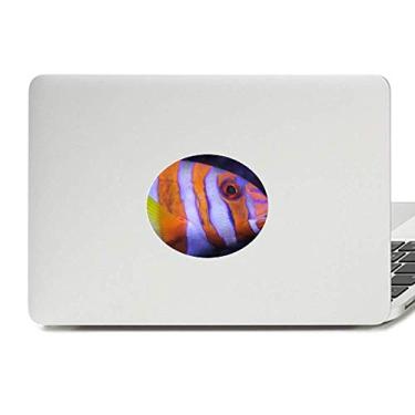 Imagem de Adesivo de notebook com emblema de vinil tropical de peixe animal de peixe marinho