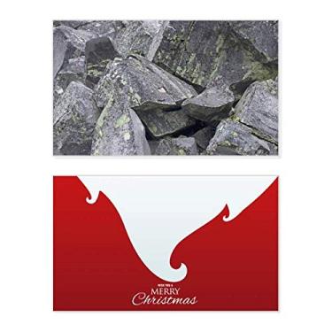 Imagem de Dark Stone Pieces Papel de parede Crackles Musgo Holiday Merry Christmas Cartões de parabéns Mensagem de Natal