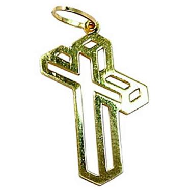 Imagem de Cruz de ouro 18k - Vazada - 2CZO0301