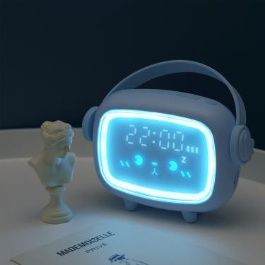 Imagem de Relógio despertador LED anjo