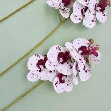 Imagem de Kit 6 Flores Artificiais - Haste De Orquídea Tigre  Formosinha - Flor