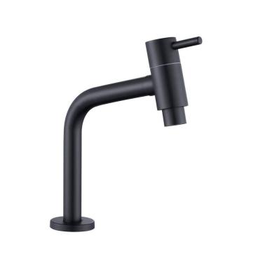 Imagem de Torneira Banheiro Lavatório Inox Mesa Curta Preto Nox07B