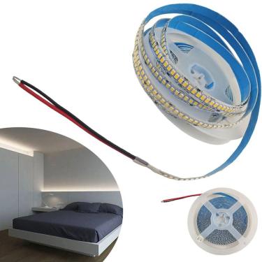 Imagem de Fita Led 16W 240Leds 4000K Iluminaçao Sala Quarto Casa Gesso Sanca Teto Rebaixado Decoraçao Interna Externa Multiuso Gamer