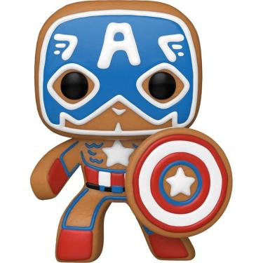 Imagem de Funko Pop! Marvel: Gingerbread Captain America