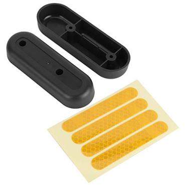 Imagem de 2 peças capa decorativa para garfo traseiro, capa decorativa para garfo traseiro adesivo refletivo adequado para scooter elétrica MAX G30(amarelo)