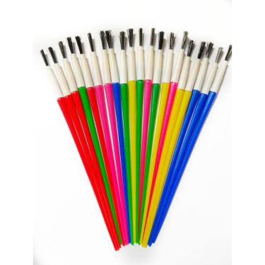 Imagem de Pincéis Artísticos Pincel P/ Tinta Guache Educação Infantil