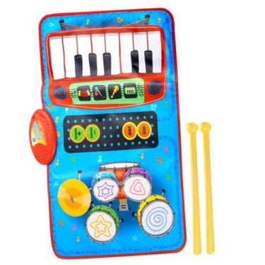 2 Pcs piano musical do bebê | jogo musical macio,dança com 8 sons  instrumentos diferentes, cobertor teclado chão música para crianças (1 a 3  anos)