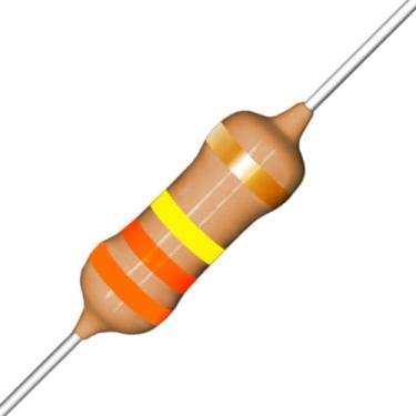 Imagem de Resistor 330K -1/4W-5% Kit com 100 Unidades - Para Eletrônica