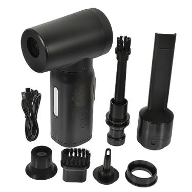 Imagem de HEMOTON 1 Conjunto Espanador De Ar Sem Fio Portátil Removedor De Pó Portátil Soprador De Ar Poderoso Soprador De Ar Recarregável Soprador De Ar Elétrico Computador Soprador De Pó Abdômen