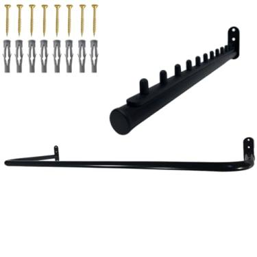 Imagem de Arara Cabideiro Fixa de Parede + Arara Rt 40cm Closet Organizado Loja