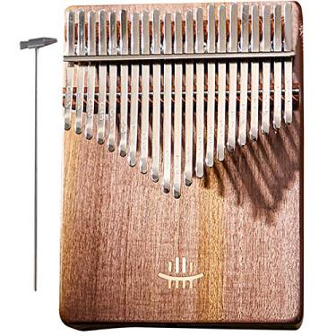 Imagem de Piano de polegar Kalimba portátil 21 Keys Marimba, Mbira Sanza Finger Piano, teclado de percussão de dedo, com martelo de afinação, (18 cm X 13 cm) Hutaomu