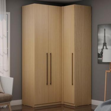 Imagem de Guarda-Roupa Modulado Infinity 3 Portas 3 Gavetas Savana - Genialflex