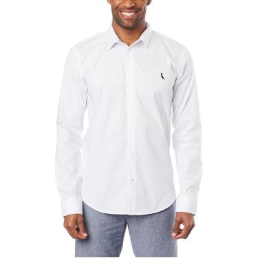 Imagem de Reserva Enxuto Cores Elastano, Camisa Masculino, Branco (White), P
