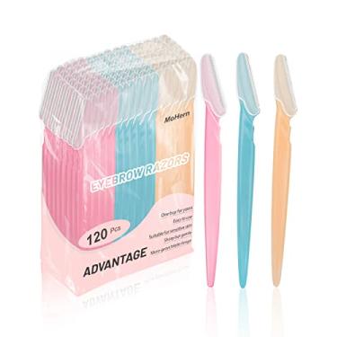 Imagem de Aparelho de barbear de sobrancelha para mulheres, 120 ferramentas de dermaplaning para profissionais de rosto, depilador facial para mulheres, removedor de pelos faciais