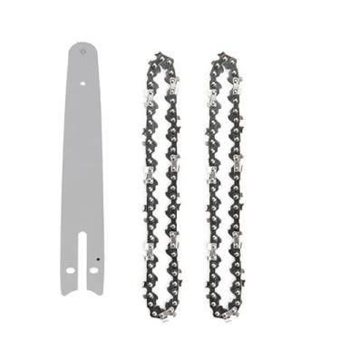 Imagem de 1/2/4pcs 8 Polegadas Mini Corrente de Motosserra 1/4quot; Lâmina de passo 0,043" Guia de corrente de calibre, corte de madeira, 48 links de acionamento, motosserra de substituição, 8 tamanhos, g