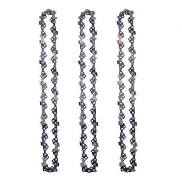 Imagem de Motosserra de aço inoxidável de 14 polegadas 3/8" LP .050" 52 DL semi cinzel motosserra elétrica sobressalente para poda de madeira, corrente 3x