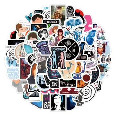 Imagem de 65 adesivos Life is Strange, vinil à prova d'água grafite para adultos para artigos de festa de aniversário, lembrancinhas de decoração para garrafas de água, laptop, mala, scrapbooking