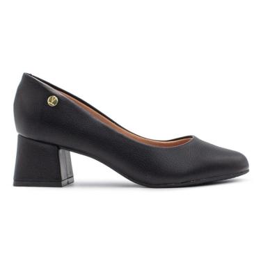 Imagem de Scarpin Vizzano Feminino Salto Bloco Bico Redondo 1423.100