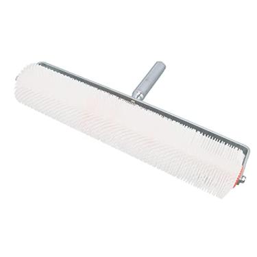 Imagem de Rolo composto de peneiramento pontiagudo, rolo de espumante autonivelante de 28 mm PVC plástico redondo agulha grossa rolo aeração piso ferramentas de construção de cimento