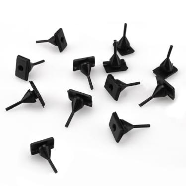 Imagem de Para-choques de borracha para queimador de fogão RV compatível com Furrion Greystone Magic Chef Rec pro Gas, adequado para forno RV CF-RV17, CF-RV17BB, CF-RV17-D, CF-RV21, MCFR21TTB, 12 peças de pés