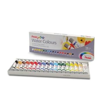 Imagem de Aquarela Wfrs à Base de Água Pentel Arts 18 Cores