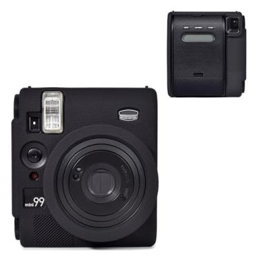 Imagem de Rieibi Capa de silicone Mini 99, capa para câmera compatível com instax Mini 99, capa protetora de silicone para câmera instantânea Fujifilm Instax Mini 99, capa protetora macia, leve e antiarranhões