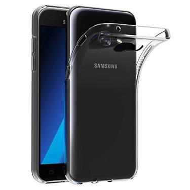 Imagem de Capa para Samsung Galaxy A3 2017 (4,7 polegadas) MaiJin Capa Traseira Transparente de Gel de Borracha TPU Macio