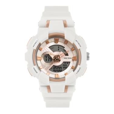 Imagem de Relógio Mormaii Feminino Sports Branco(A) - MO16718/8B