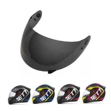 Imagem de Viseira Fume Capacete Pro Tork Jett Evo Line Anti Risco  - Polivisor