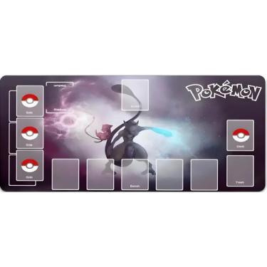 Imagem de Playmat E/ou Mouse Pad Gamer Pokémon com Marcação (58x30cm) - Dê Ateli