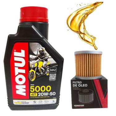 Imagem de Troca De Oleo Suzuki Burgman 125 Yes125 Motul 20w50 + Filtro - MOTUL /