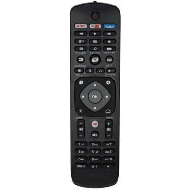 Imagem de Controle Universal para Tv Philips Smart Netflix Youtube - Lelong