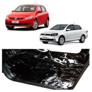 Imagem de Tapete Carpete Assoalho Vinil Liso Gol G5 6 7 4 PORTAS PRETO - MANOS T